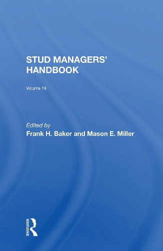 Stud Managers' Handbook, Vol. 19.