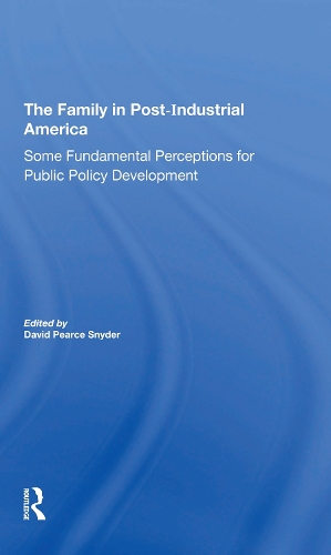 The Family In Postindustrial America: Some Fundamental Perceptions For Public Policy Development.