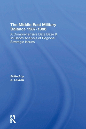 The Middle East Military Balance 1987-1988.