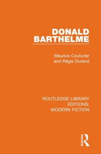 Donald Barthelme.