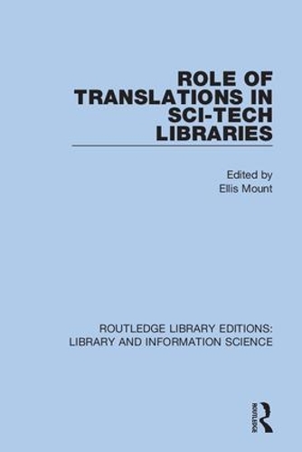 Role of Translations in Sci-Tech Libraries.