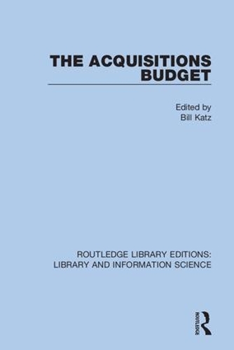 The Acquisitions Budget.
