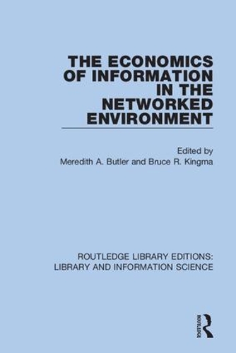 The Economics of Information in the Networked Environment.