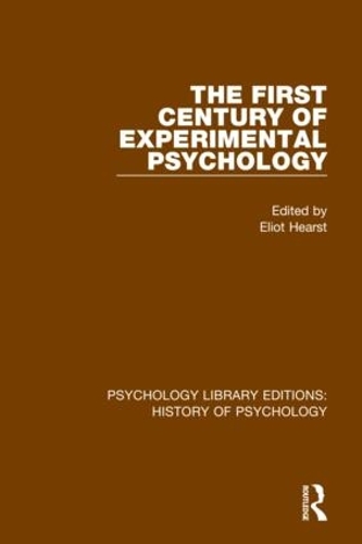 The First Century of Experimental Psychology.
