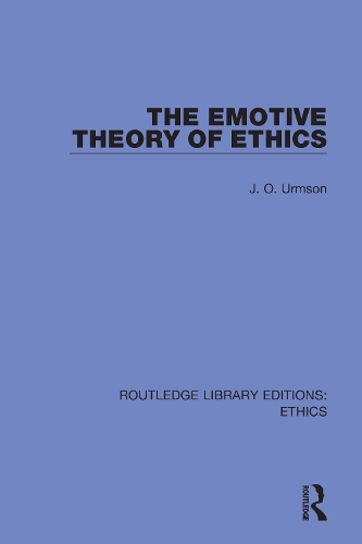The Emotive Theory of Ethics.