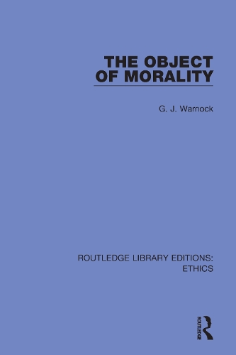 The Object of Morality.