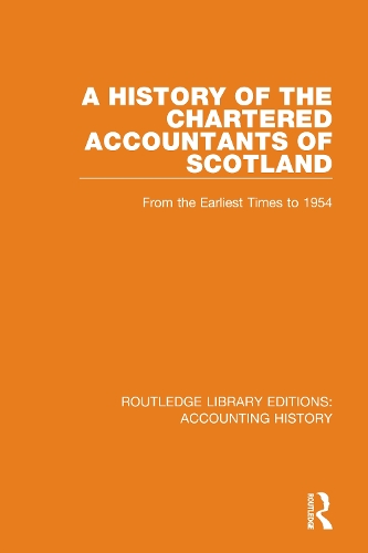 A History of the Chartered Accountants of Scotland: From the Earliest Times to 1954.