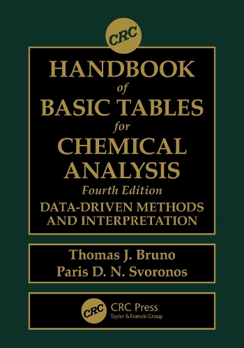 CRC Handbook of Basic Tables for Chemical Analysis: Data-Driven Methods and Interpretation. 4th edition