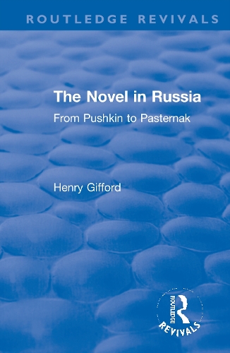 The Novel in Russia: From Pushkin to Pasternak.