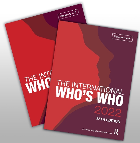 The International Who's Who 2022. 85th edition