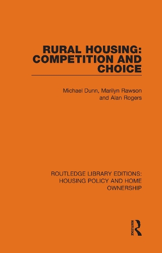 Rural Housing: Competition and Choice.