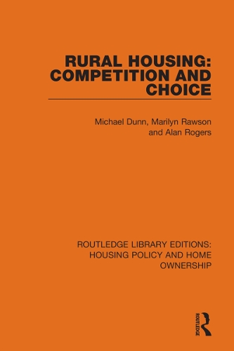 Rural Housing: Competition and Choice.