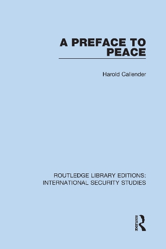 A Preface to Peace.