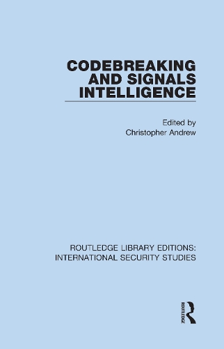 Codebreaking and Signals Intelligence.