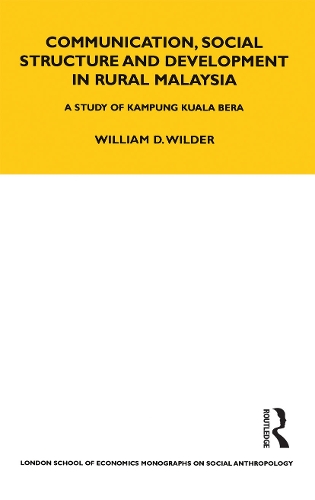 Communication, Social Structure and Development in Rural Malaysia: A Study of Kampung Kuala Bera.
