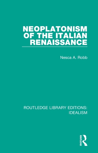 Neoplatonism of the Italian Renaissance.