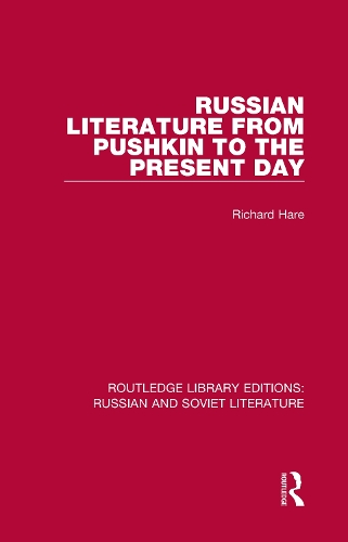 Russian Literature from Pushkin to the Present Day.