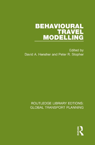 Behavioural Travel Modelling.