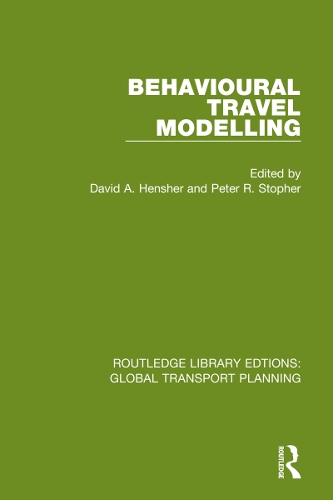 Behavioural Travel Modelling.