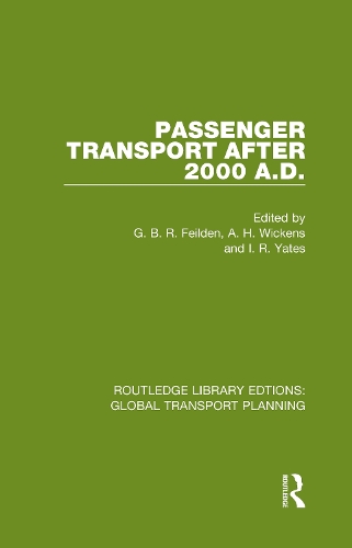Passenger Transport After 2000 A.D..