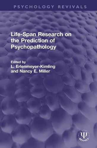Life-Span Research on the Prediction of Psychopathology.
