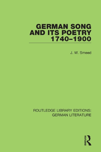German and Song 1740 - 1900.