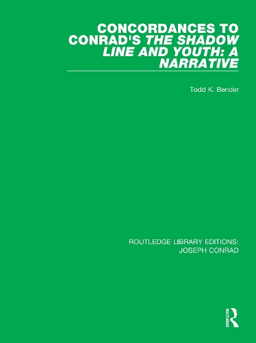Concordances to Conrad's The Shadow Line and Youth