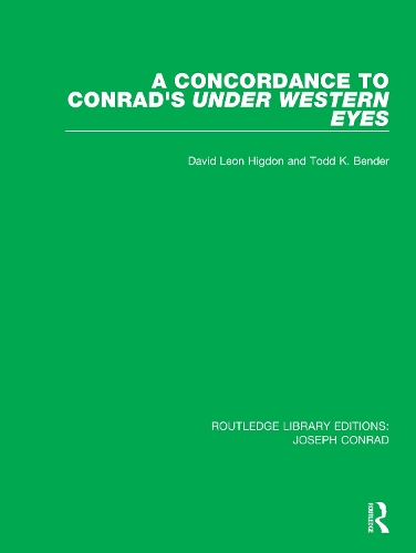 A Concordance to Conrad's Under Western Eyes.