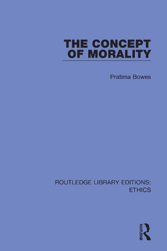The Concept of Morality.