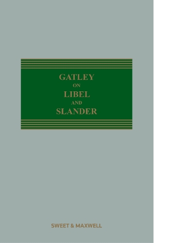 Gatley on Libel and Slander.