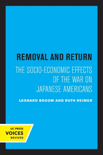 Removal and Return: The Socio-Economic Effects of the War on Japanese Americans.