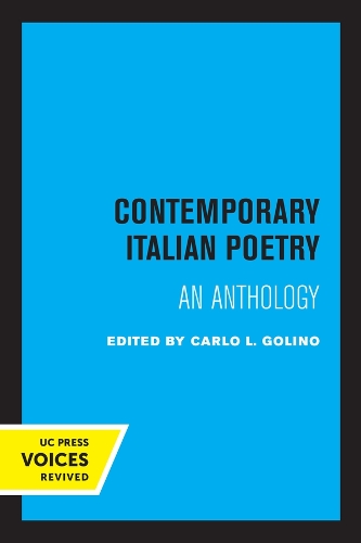 Contemporary Italian Poetry: An Anthology.