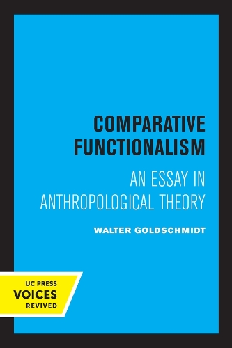 Comparative Functionalism: An Essay in Anthropological Theory.