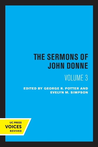 The Sermons of John Donne, Volume III.
