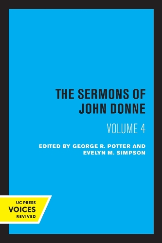 The Sermons of John Donne, Volume IV.