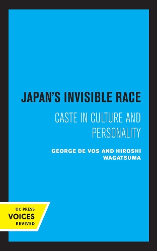 Japan's Invisible Race: Caste in Culture and Personality.