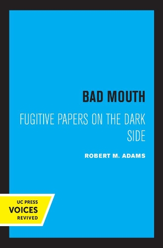 Bad Mouth: Fugitive Papers on the Dark Side.