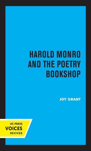 Harold Monro and the Poetry Bookshop.