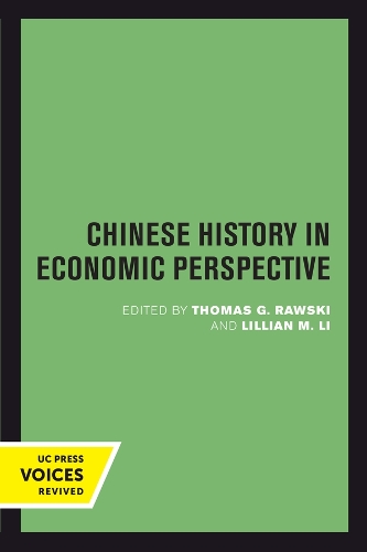 Chinese History in Economic Perspective.
