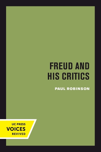 Freud and His Critics.