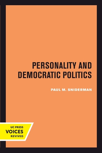 Personality and Democratic Politics.