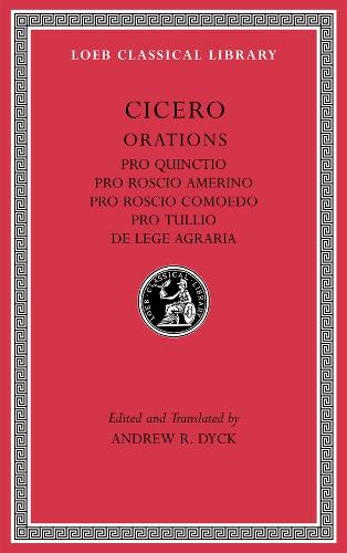 Pro Quinctio. Pro Roscio Amerino. Pro Roscio Comoedo. Pro Tullio. De Lege Agraria.