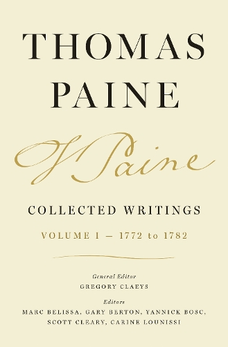 Thomas Paine Collected Writings. Volume 1