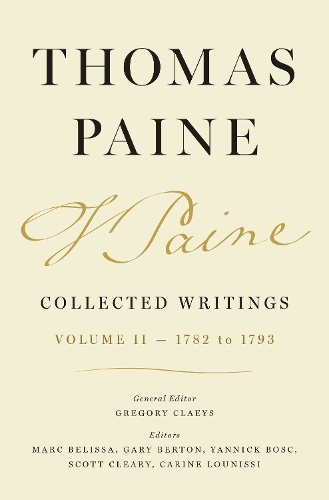 Thomas Paine Collected Writings. Volume 2
