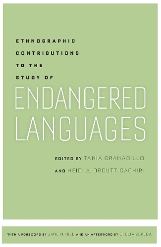 Ethnographic Contributions to the Study of Endangered Languages.