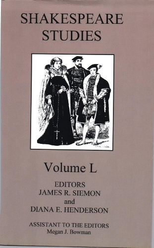 Shakespeare Studies, Volume L.