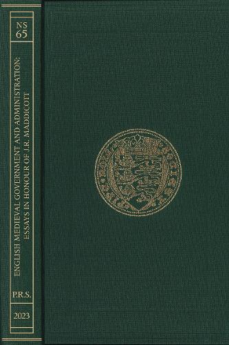 English Medieval Government and Administration