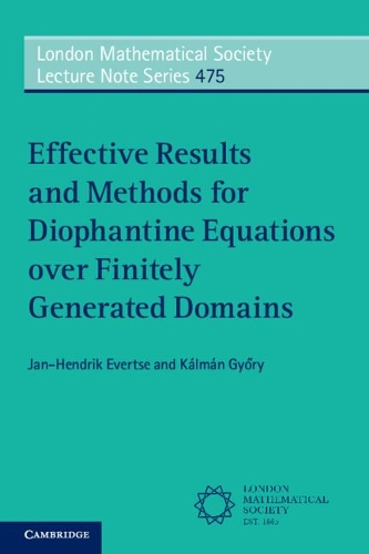 Effective Results and Methods for Diophantine Equations over Finitely Generated Domains.