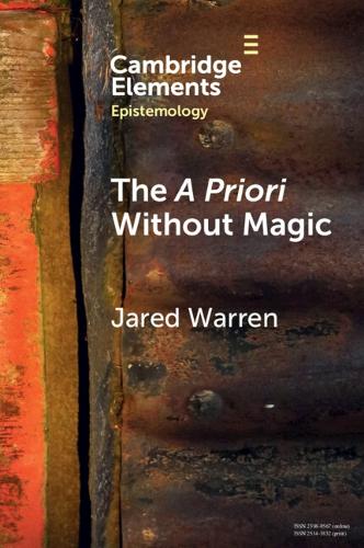 The A Priori Without Magic.