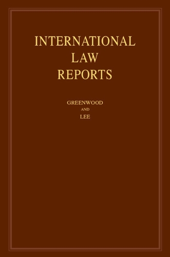 International Law Reports. Volume 197.